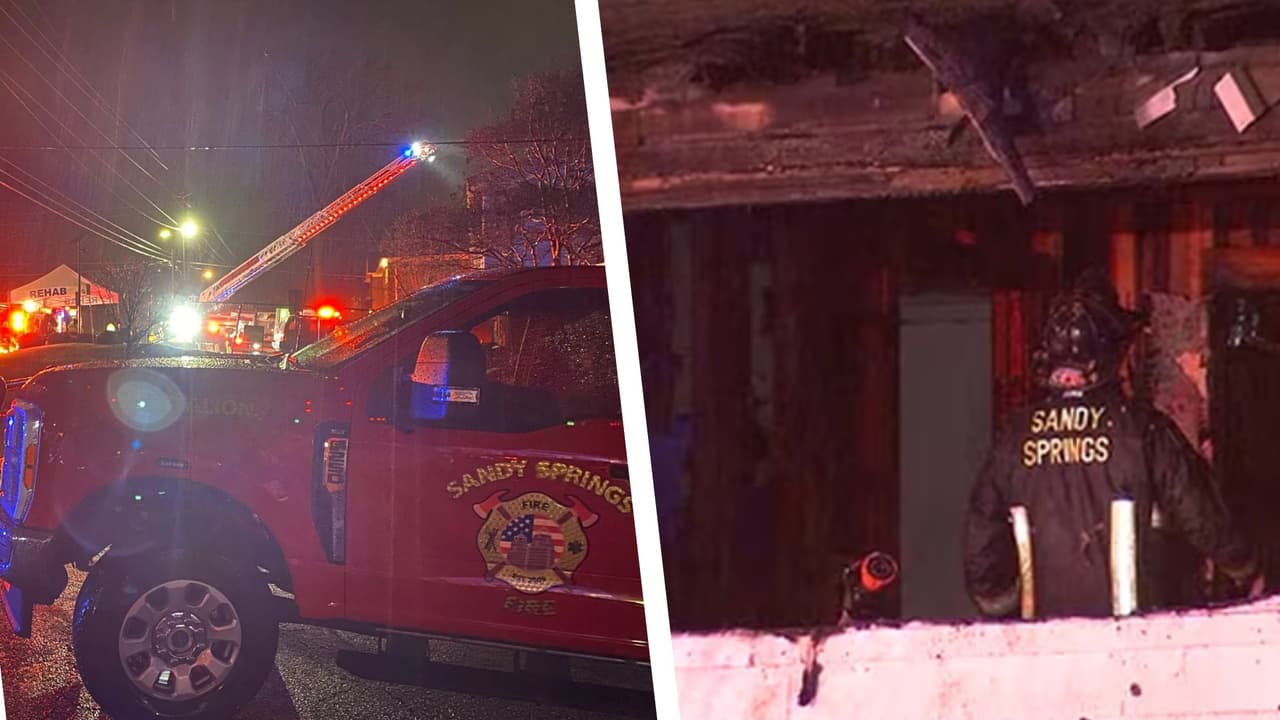 Incendio de apartamento de Sandy Springs provoca que varias familias perdieran su casa en Navidad 