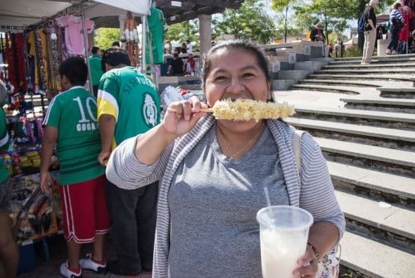 La comunidad mexicana se reunio en el historico Penn's Landing para celebrar el dia de la independencia mexicana. Estas son algunas imagenes.