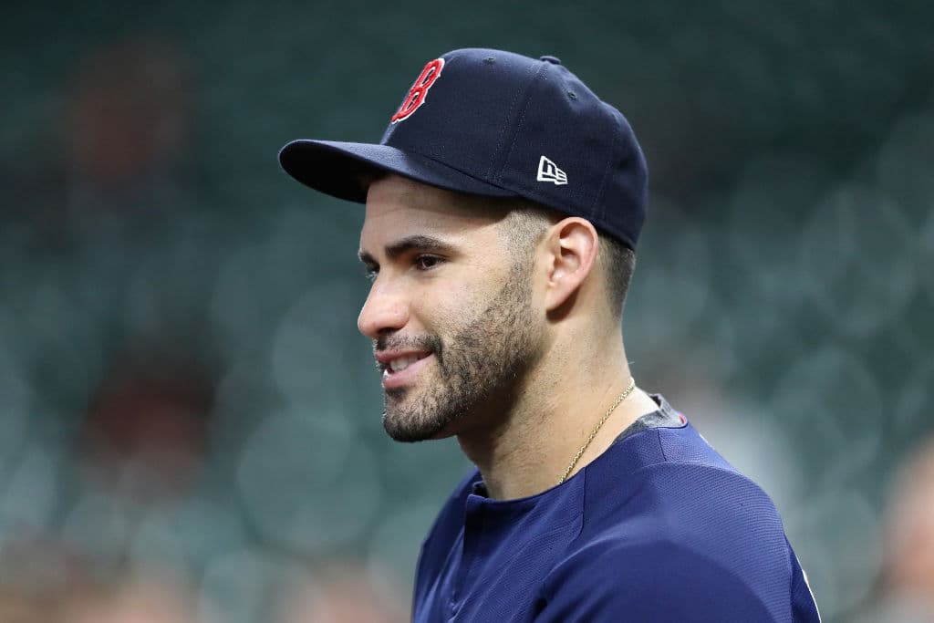 El tercero en la alineación de Boston es Julio Daniel Martínez, quien aparece como bateador designado.