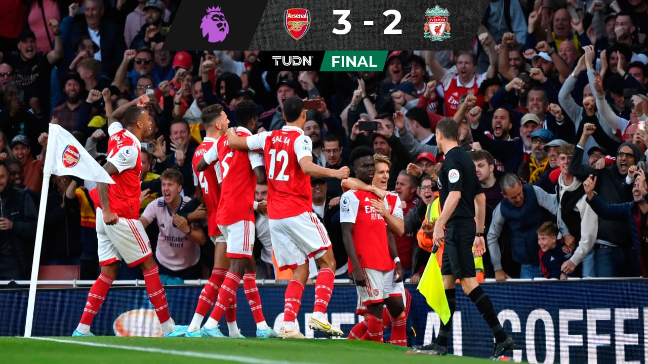¡Partidazo! Arsenal vence al Liverpool y conserva el liderato 