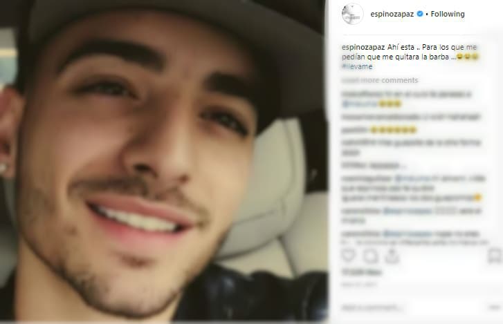En aquella ocasión, el Intérprete de 'Un hombre normal' respondió con la publicación de una imagen de Maluma a la que agregó: "Ahí está... Para los que me pedían que me quitara la barba".