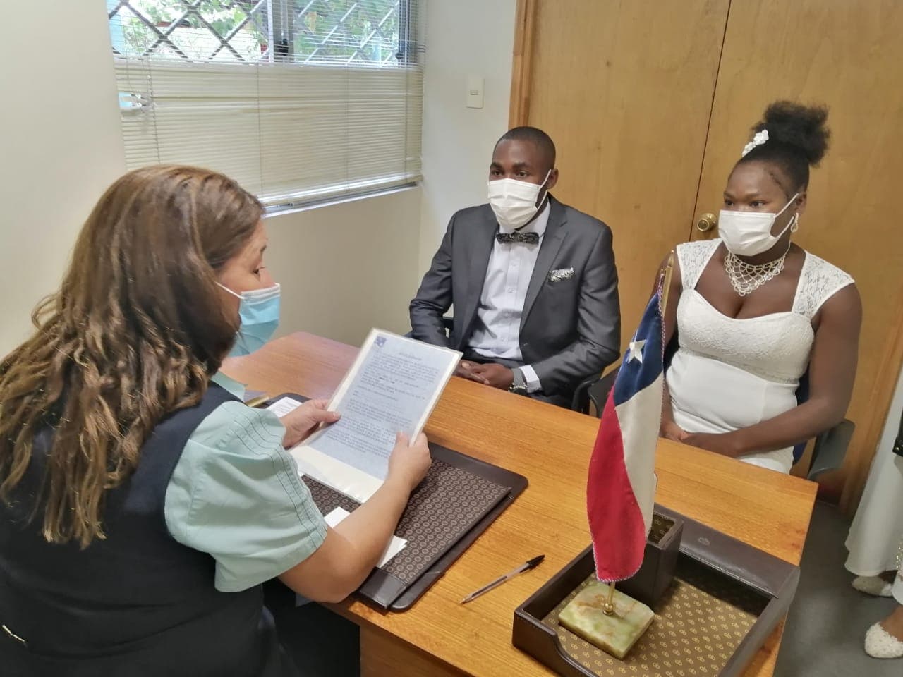 Frustrated over the lack of job oppotunities in Chile, one recently married Haitian couple, Nixon Pilorge and Yousena Joseph, decided last year to make the long trek to enter the United States.