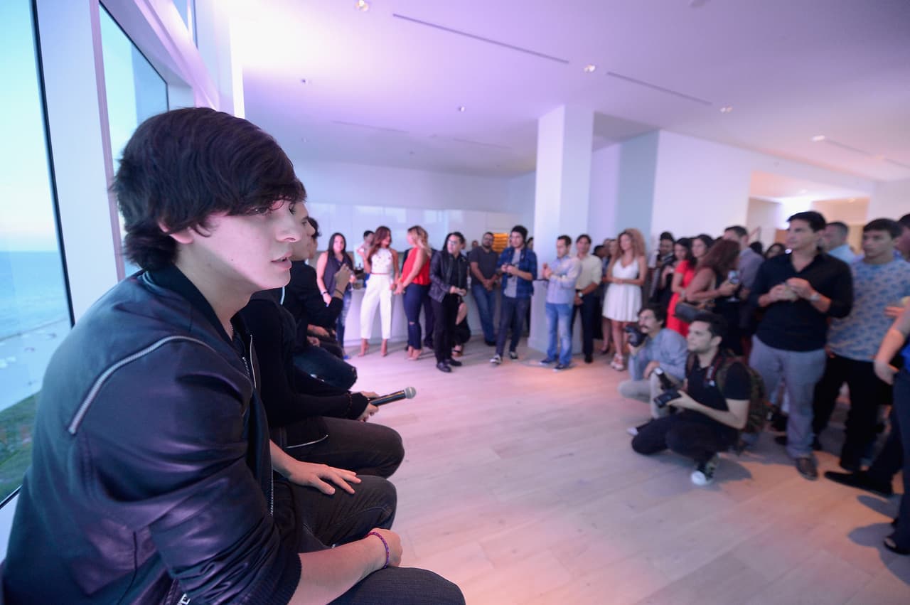Los chicos estuvieron en un hotel de Miami para presentar este proyecto a un selecto grupo.