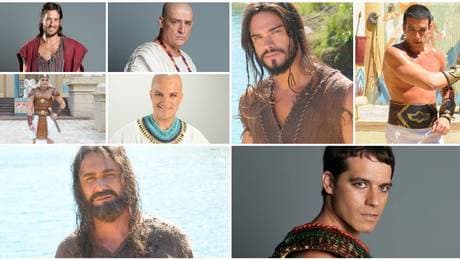 De chicos a galanes los hijos de Aaron y otros personas de la serie Los Diez Mandamientos. Ahora ya la competencia no se da solo entre Team Moisés o Team Ramsés; hay de dónde escoger.