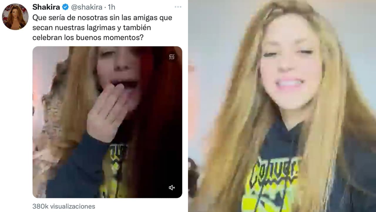 Shakira armó una fiesta en el balcón de su casa junto a un grupo de amigas y frente a algunos fans afuera de su residencia en Barcelona.