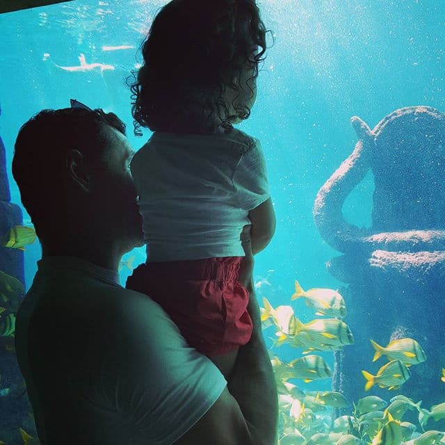 Definitivamente fue un viaje de ensueño, pues la familia viajó a Las Bahamas.