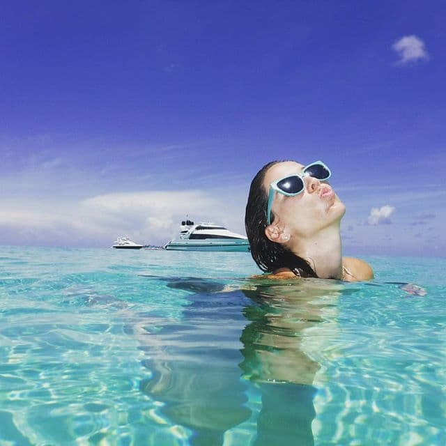 En sus últimas vacaciones Jacky demostró que pese a tener ya dos bebés, sigue conservando una figura impactante.