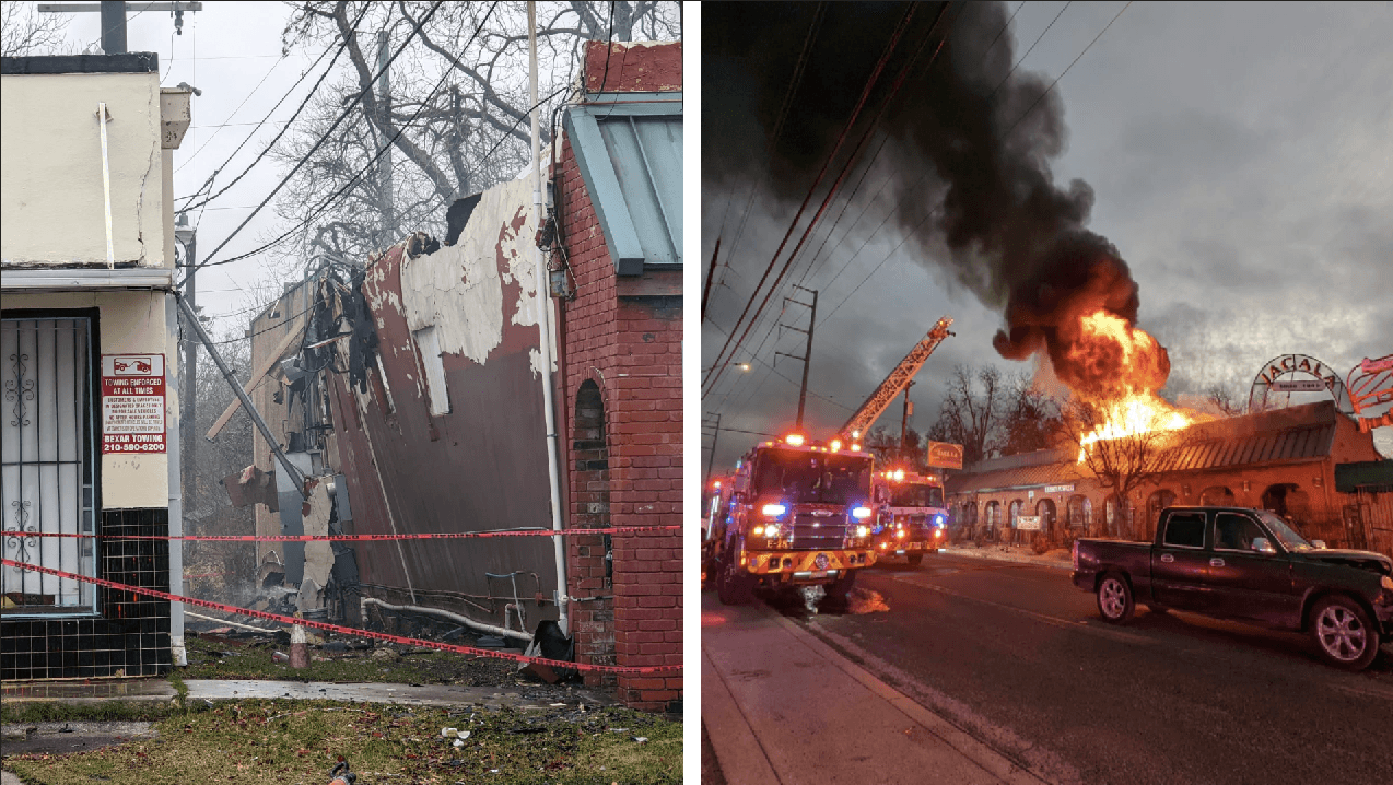 Fuego destruye uno de los primeros restaurantes mexicanos de San Antonio 