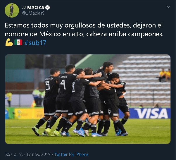Así reacciona el mundo futbolístico en México tras la Final perdida ante Brasil.