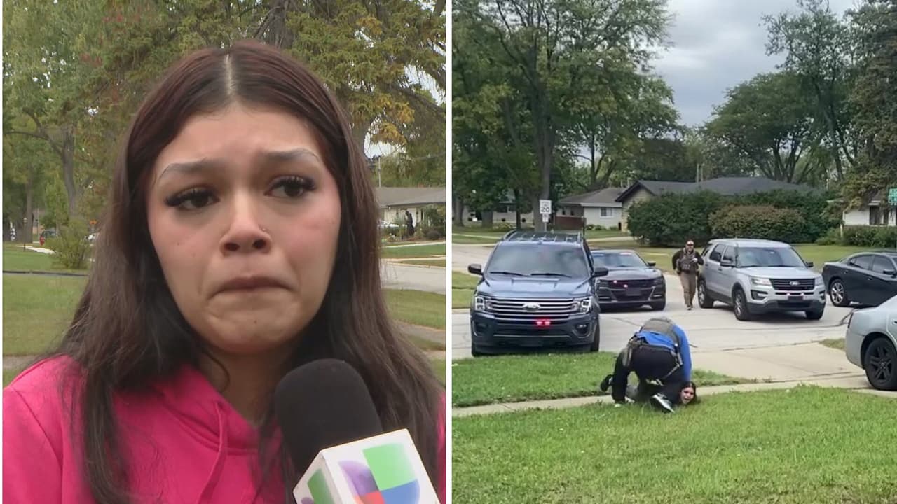 "Todos están en mucho dolor": habla la mujer que sometieron con la rodilla en el suelo por agentes federales