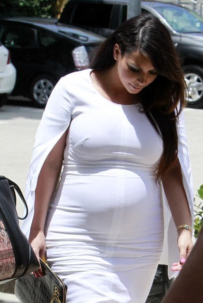 Kim subió muchísimo de peso.