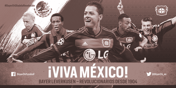 Bayer Leverkusen se acuerda de la Revolución Mexicana