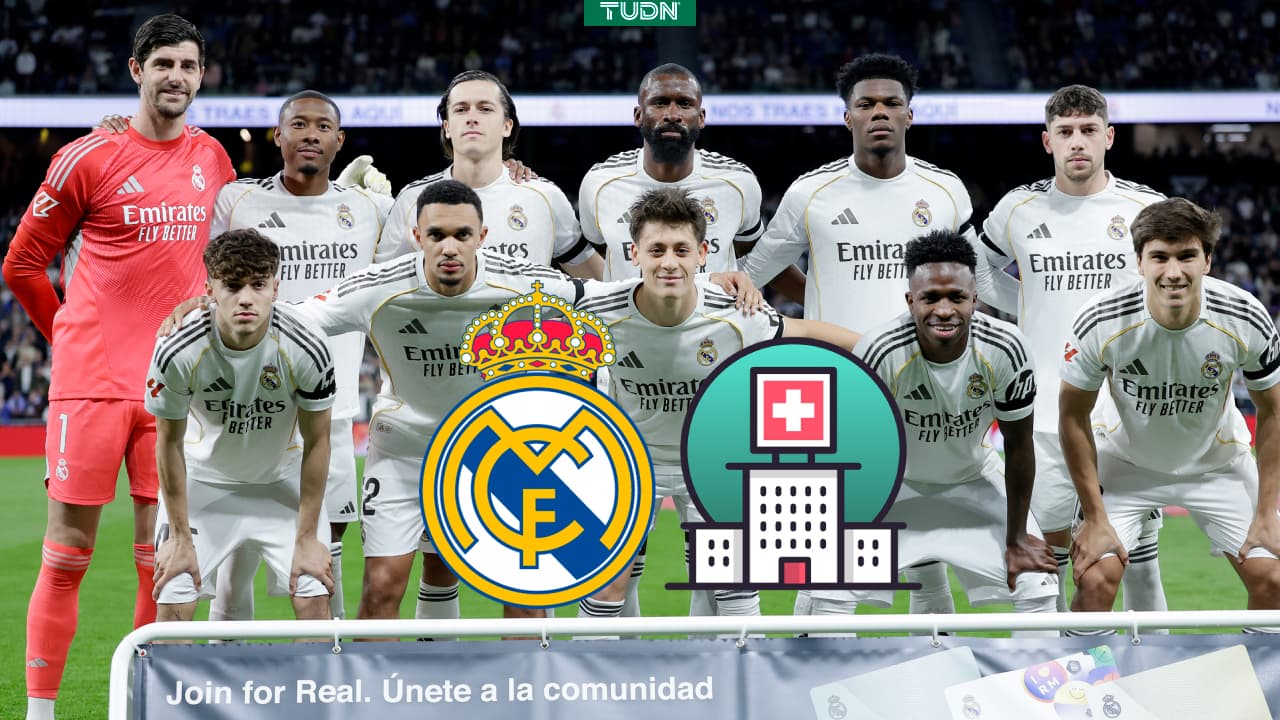 Real Madrid registra ocho bajas por lesión para enfrentar al Manchester City