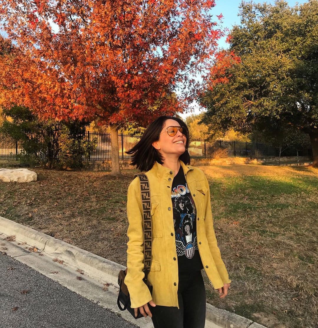 Karla gozó por siete días de los paisajes y el aire fresco de este bello destino de Texas.