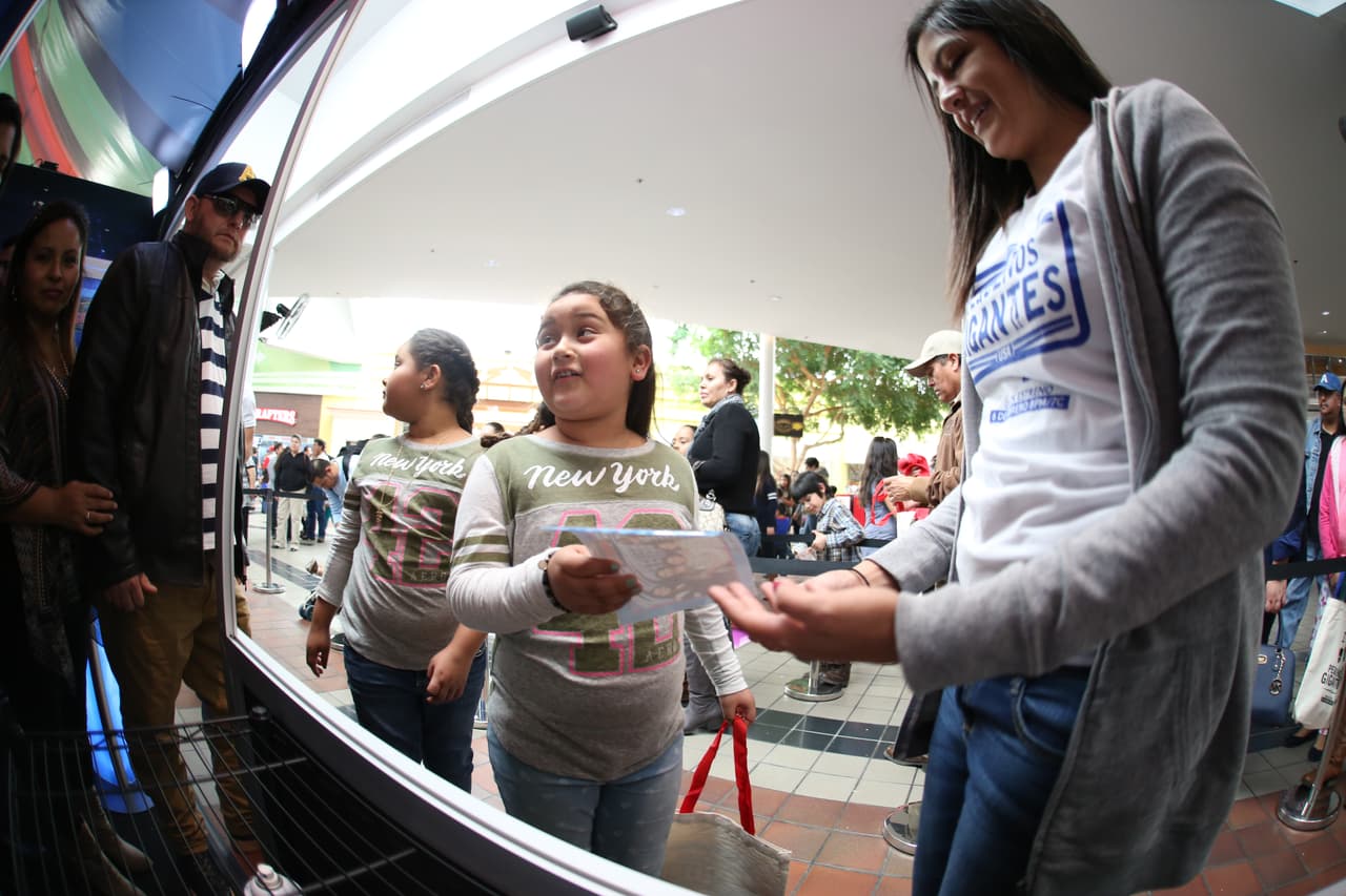 Los niños tuvieron una probada de lo que será el gran show Pequeños Gigantes USA.