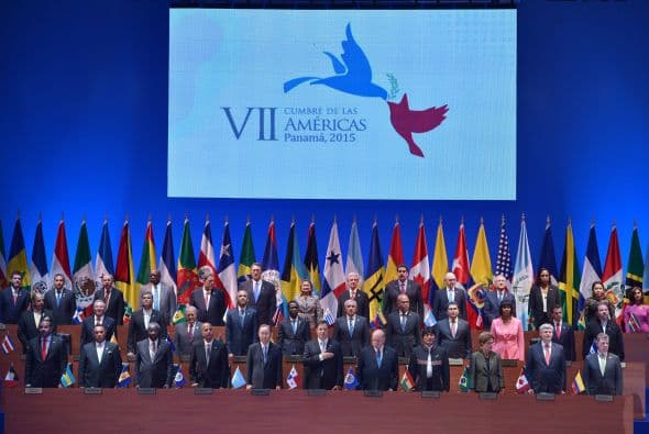 Los líderes de las Américas participaron en una histórica sesión plenaria en la VII Cumbre de las Américas.