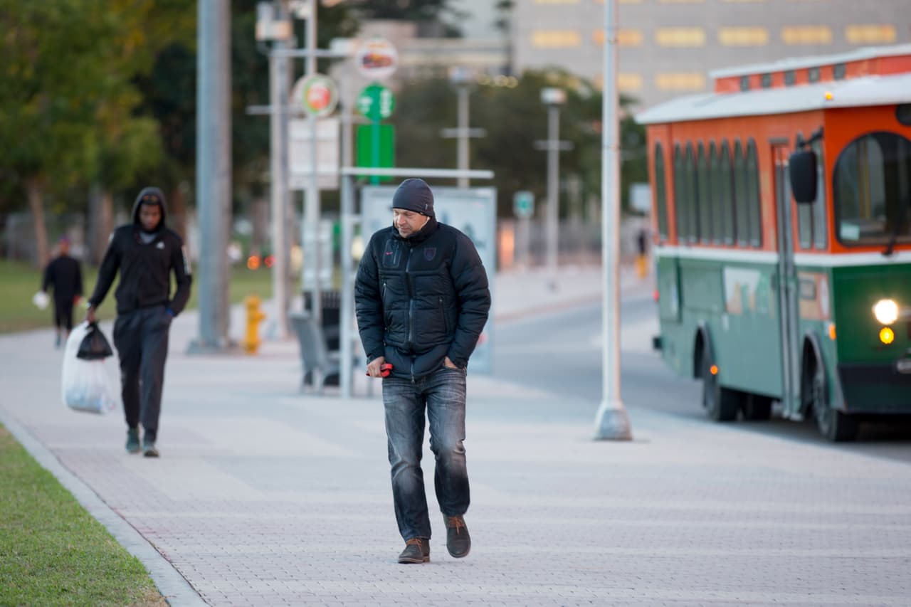 La mañana de este viernes, las temperaturas en Miami descendieron hasta los 50 grados.