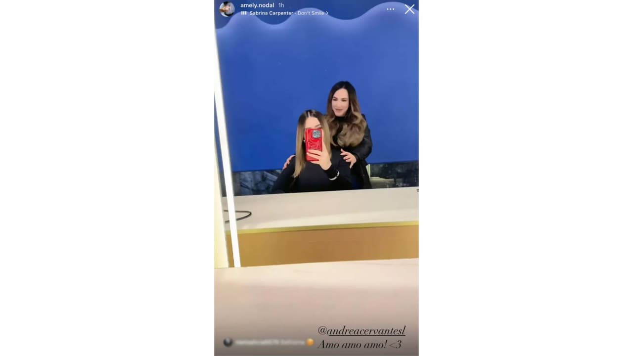 Así presumió la hermana de Nodal su nuevo look.