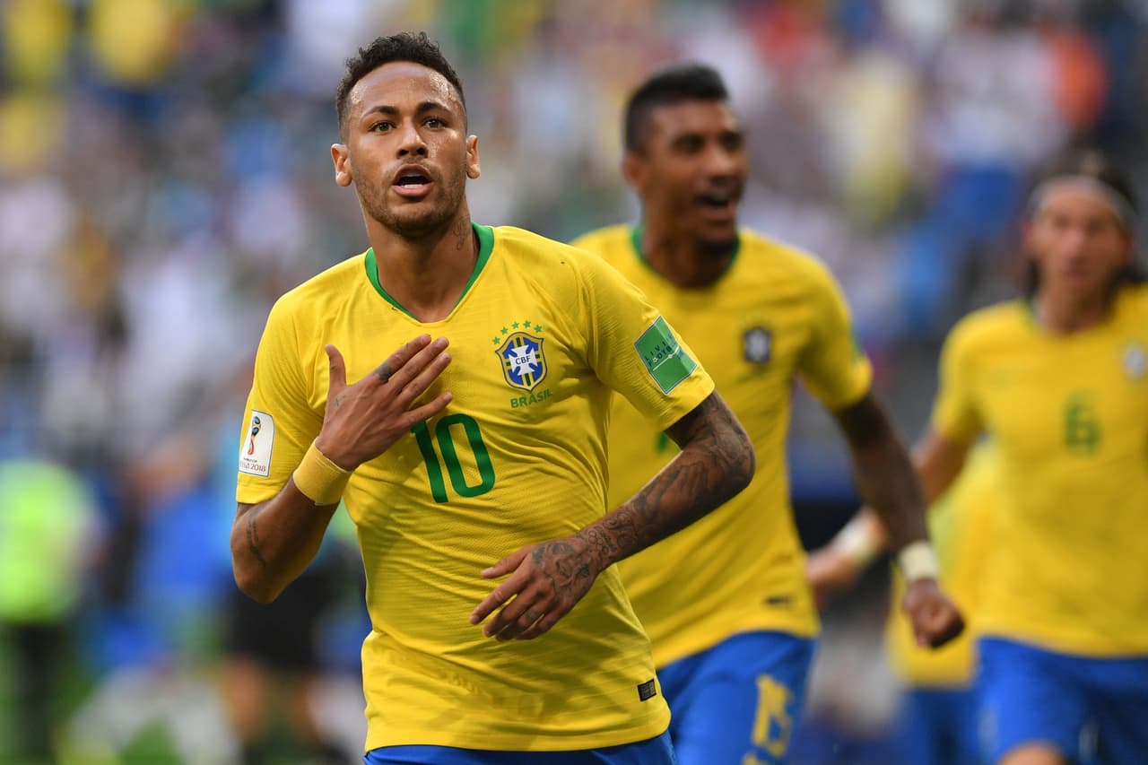 Neymar: venía de menos a más en el Mundial de Rusia y a pesar de la críticas por su juego, mostró todo su potencial.