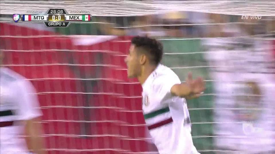¡GOOOL! Uriel Antuna anota para Mexico