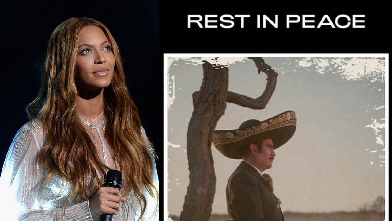 La artista internacional
<b>Beyoncé Knowles</b>, se expresó a través de su pagina de internet oficial compartiendo un mensaje con la foto de Vicente y el mensaje 'Descanse en paz'