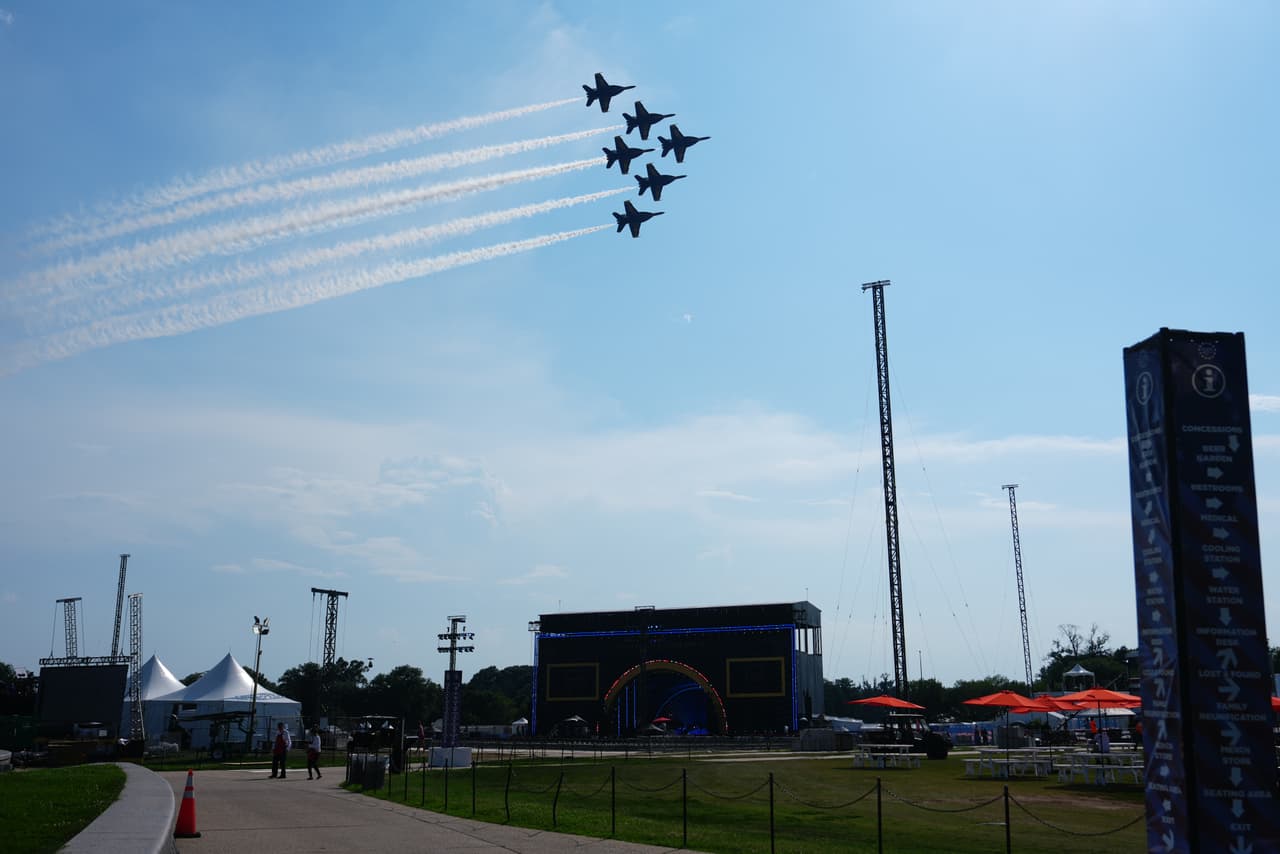 Por fin llegó la esperada celebración del 250 aniversario de la Independencia de Estados Unidos y en Washington DC se convirtió en el escenario de una celebración sin igual que incluyó un espectáculo aéreo.