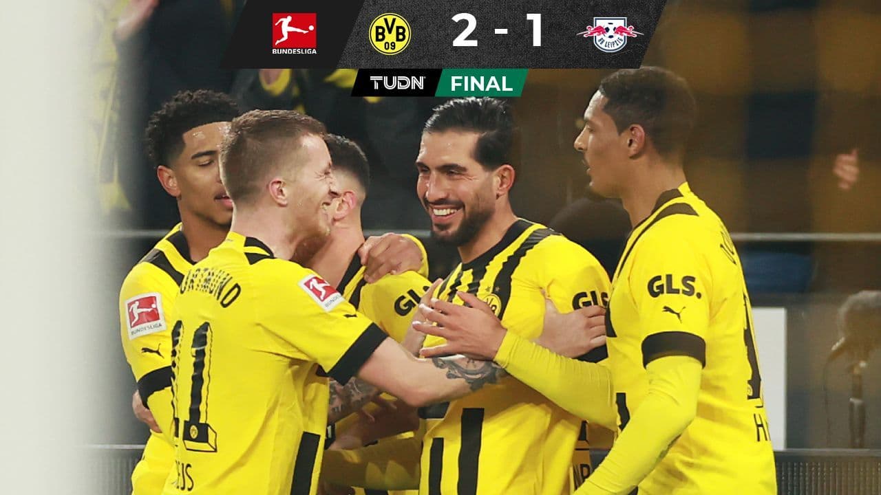 Borussia Dortmund vence al Leipzig y suma confianza en Champions League
