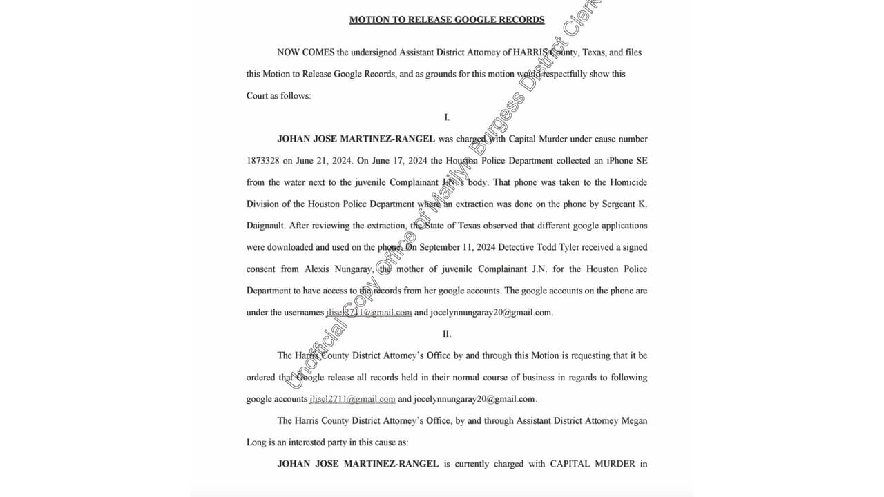 Esta fue la petición interpuesta con la plataforma tras el crimen contra Jocelyn Nungaray.