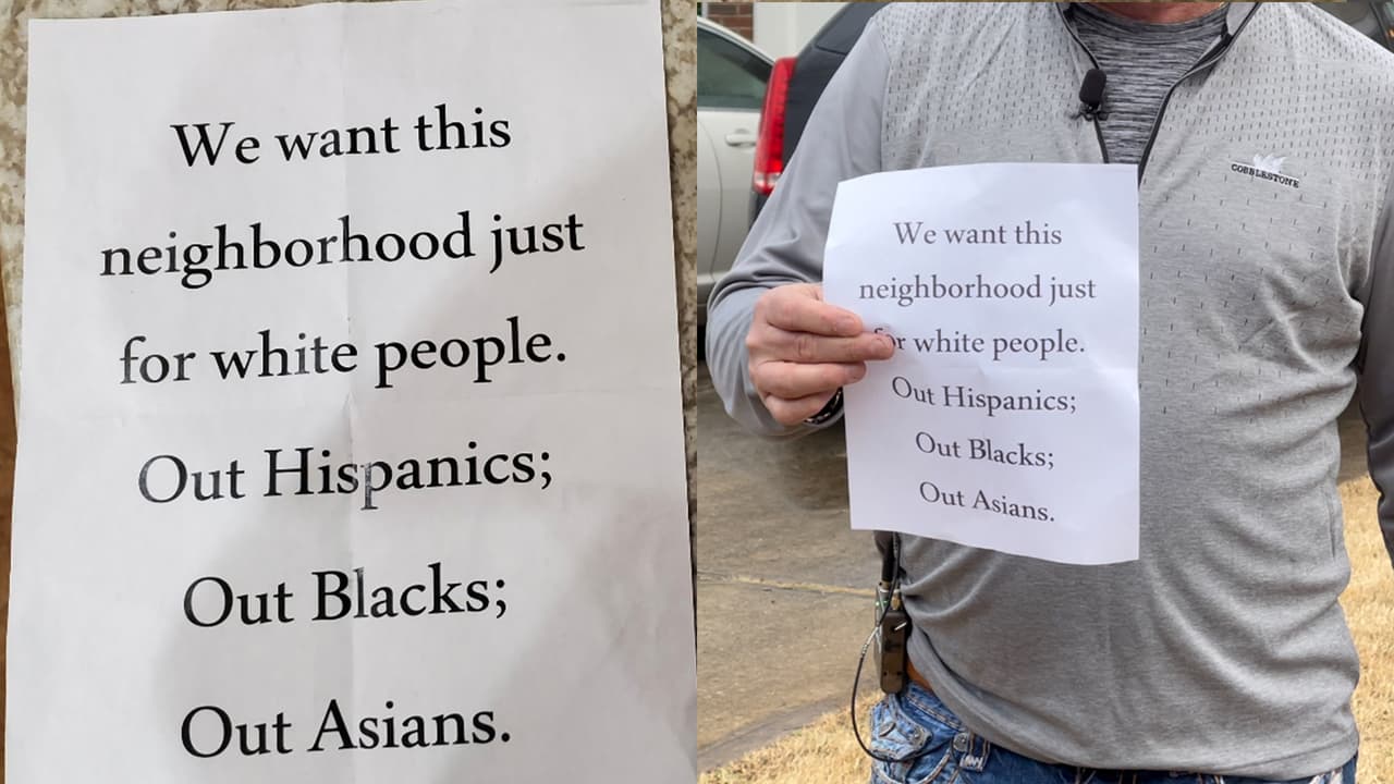"Queremos este vecindario sólo para blancos. Fuera hispanos”: Varias familias reciben cartas amenazantes