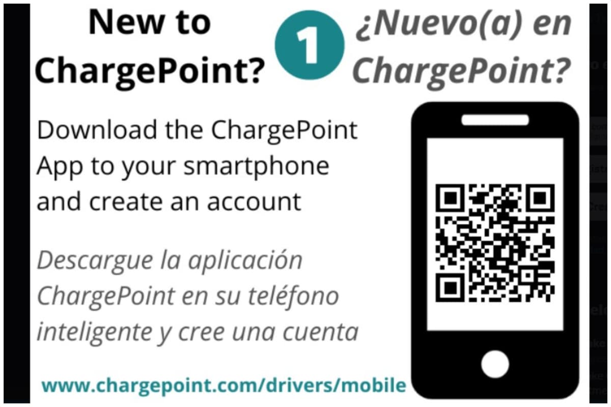 Lo primero que debes hacer es descargar en tu celular la aplicación de Chargepoint y crear una cuenta.