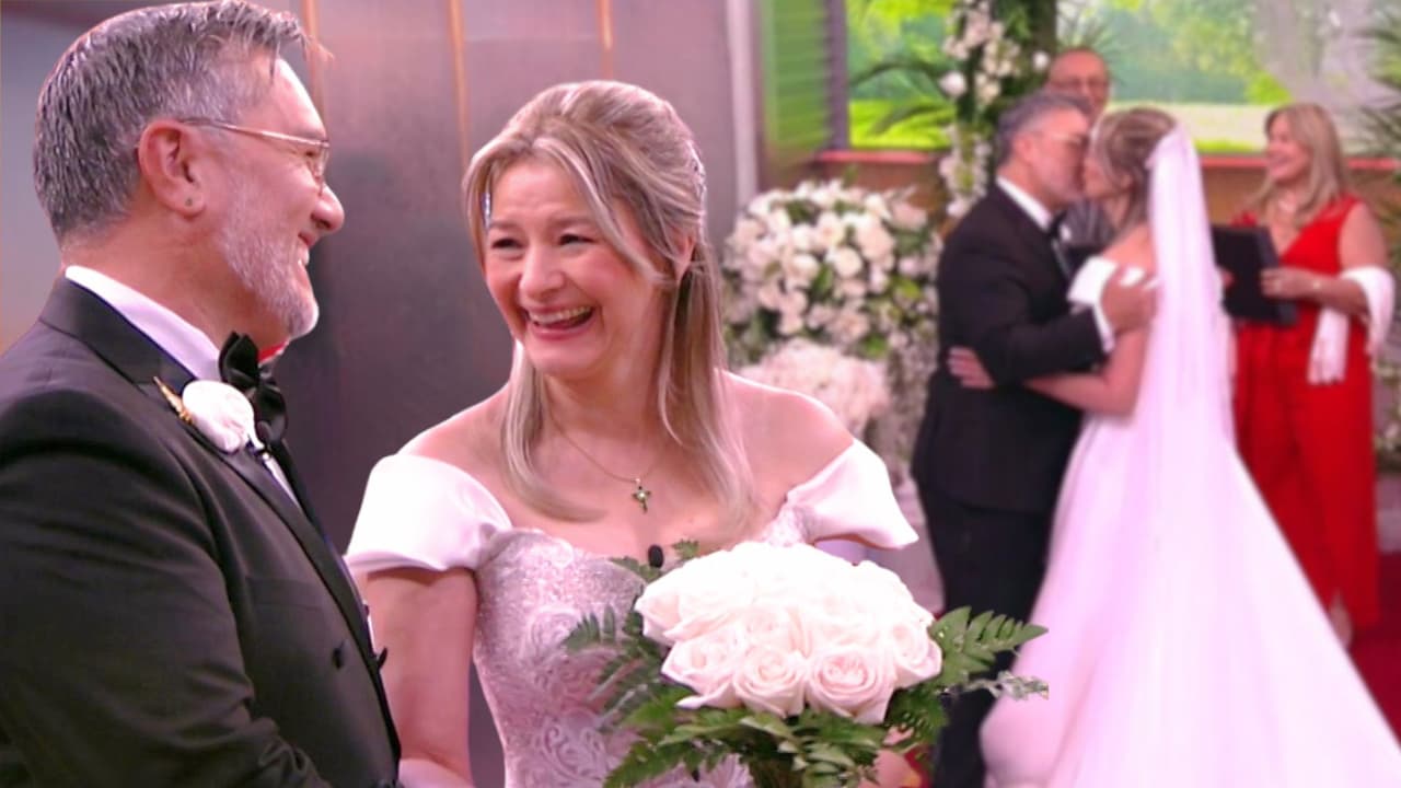 Boda en vivo: televidentes se casan en Despierta América con famoso actor como padrino