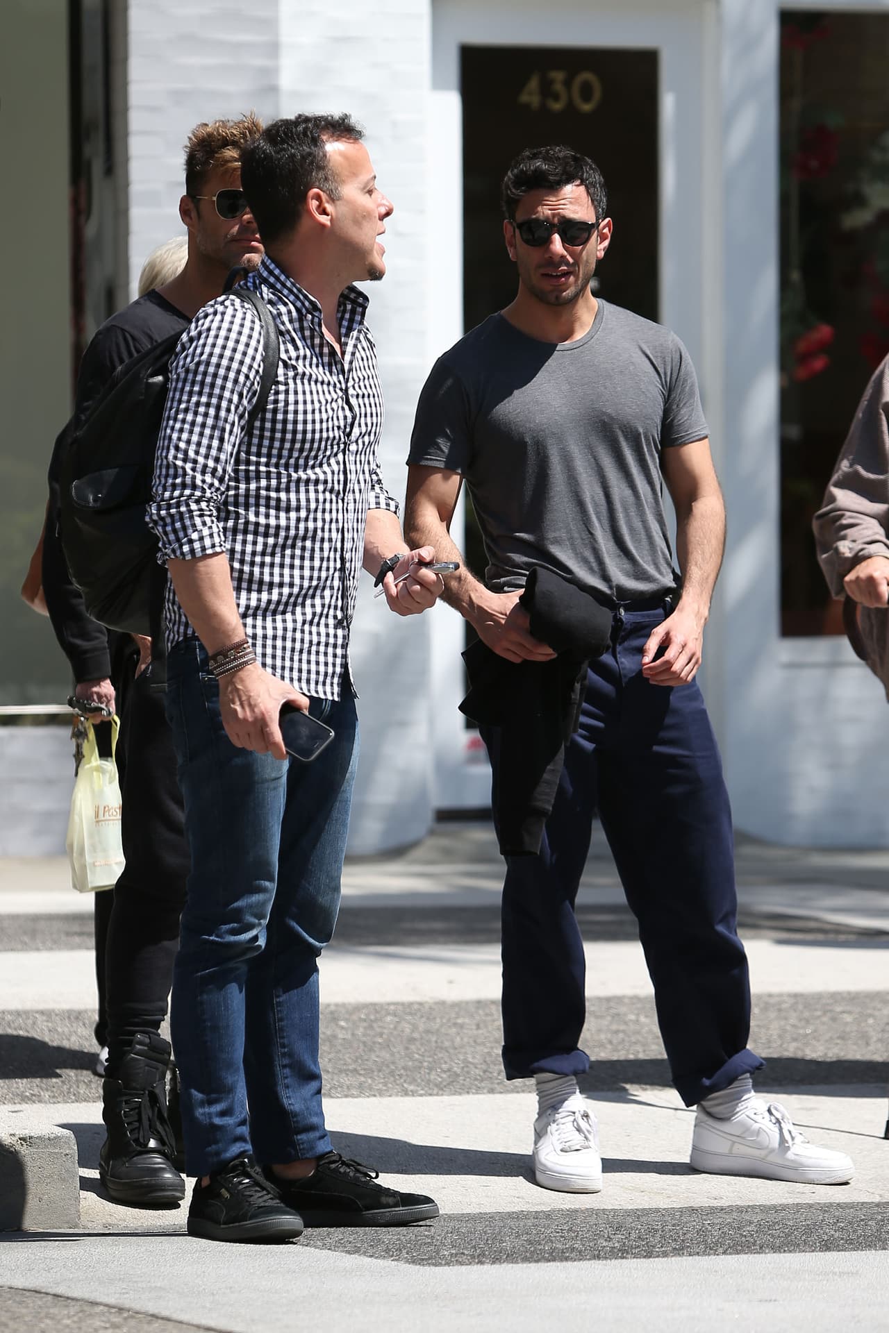 Ricky Martin con Jwan Yosef hace unos días.