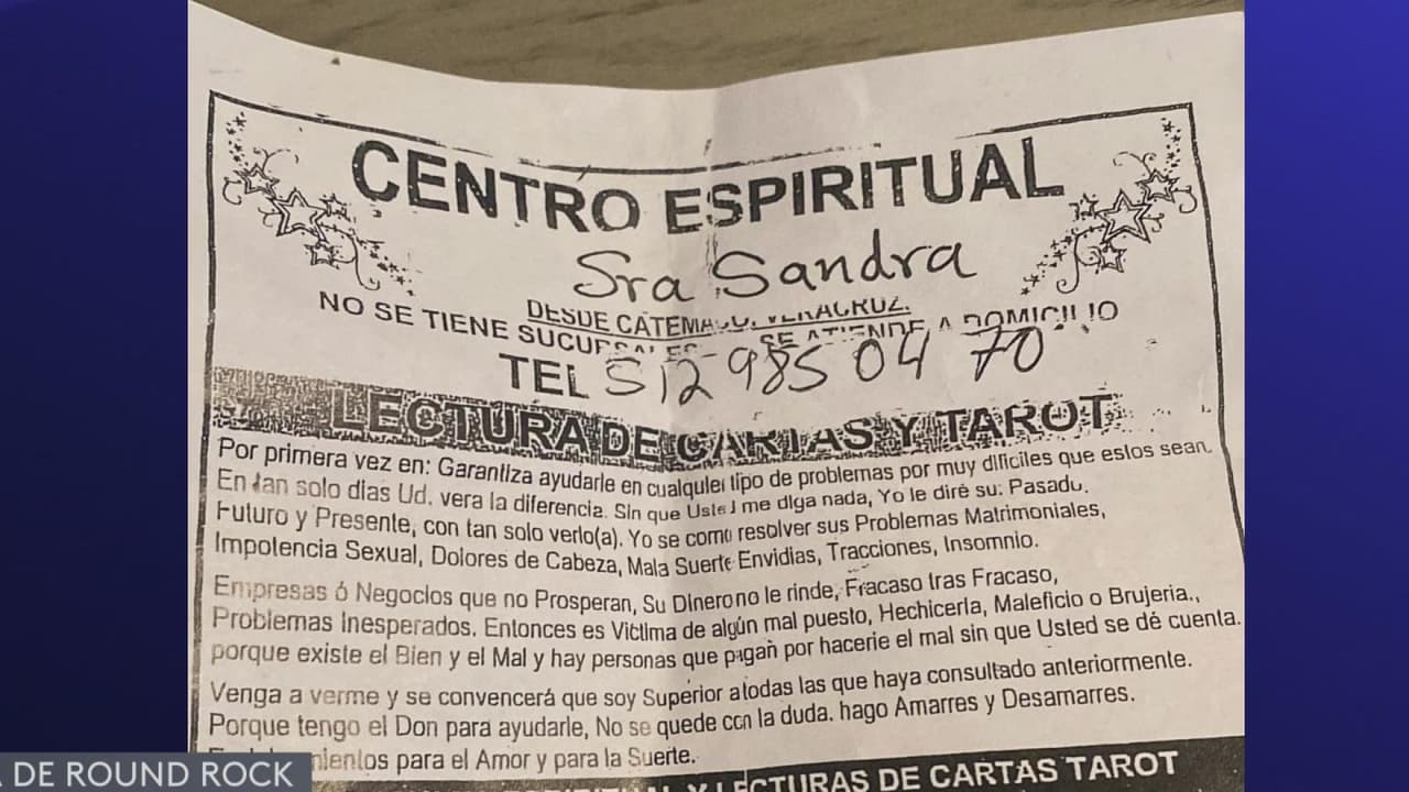 Con la intención de tener mejor fortuna una familia de Round Rock contrató los servicios de una espiritista que se hace llamar 
<a href="https://www.univision.com/local/austin-kakw/limpia-espiritual-round-rock-texas-robo-30-000">Sandra, la mujer fue a su domicilio a hacerles una limpia. </a>