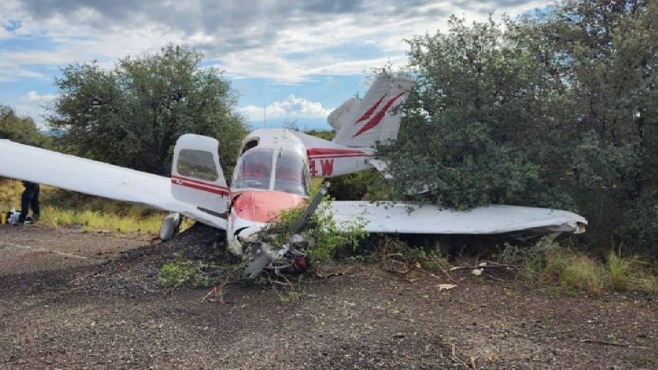 Avioneta se desploma en Prescott y deja cuatro personas heridas