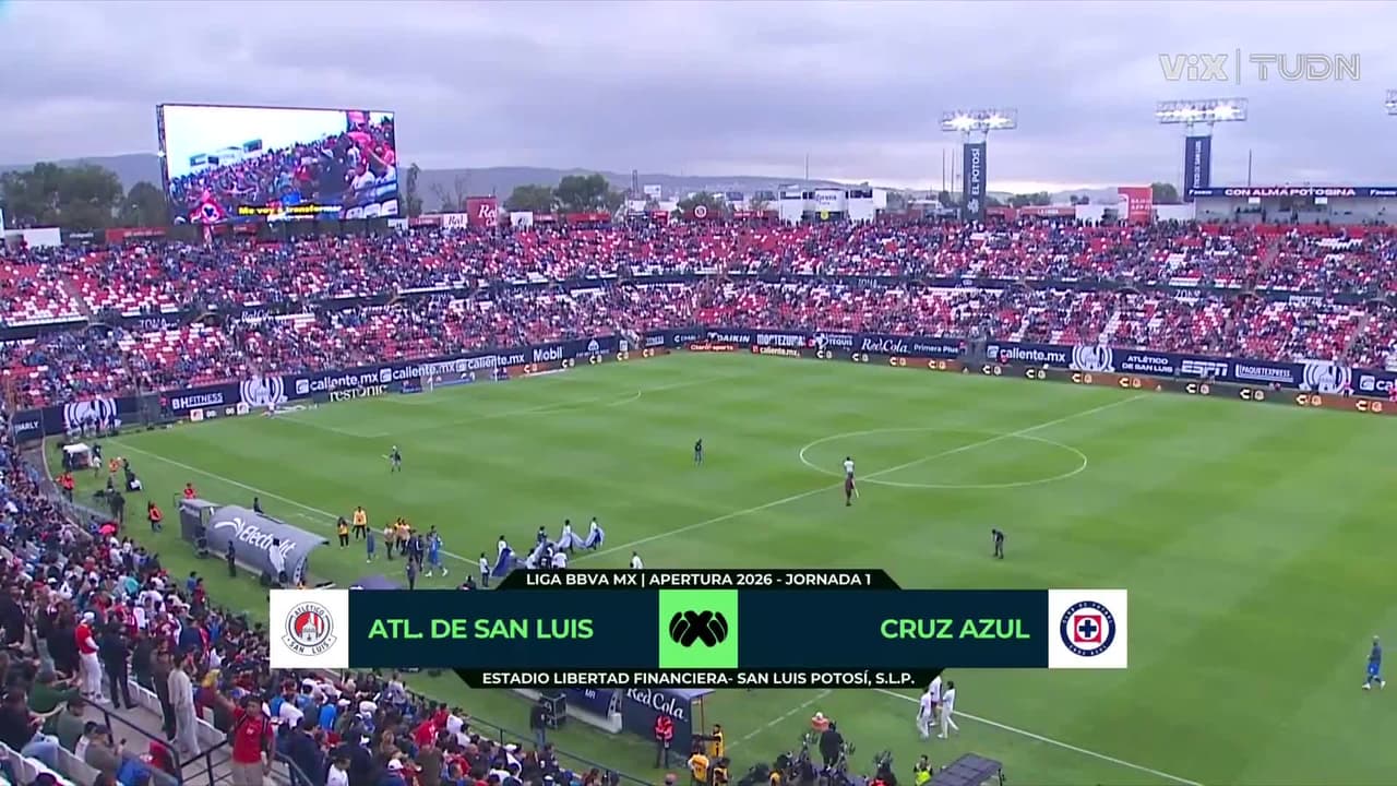 Atlético San Luis vs. Cruz Azul - Resumen del partido