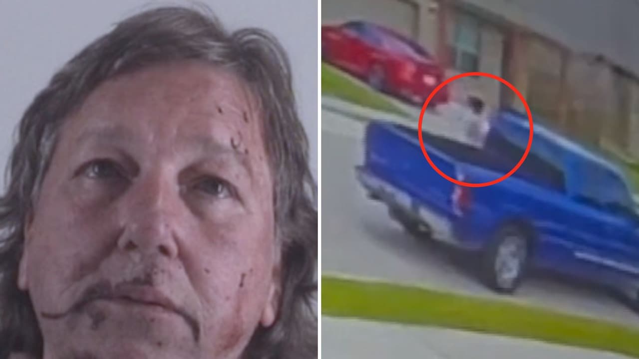 Mamá sale con cuchillo en mano e impide que le secuestren a su hija en la puerta de su casa en Texas