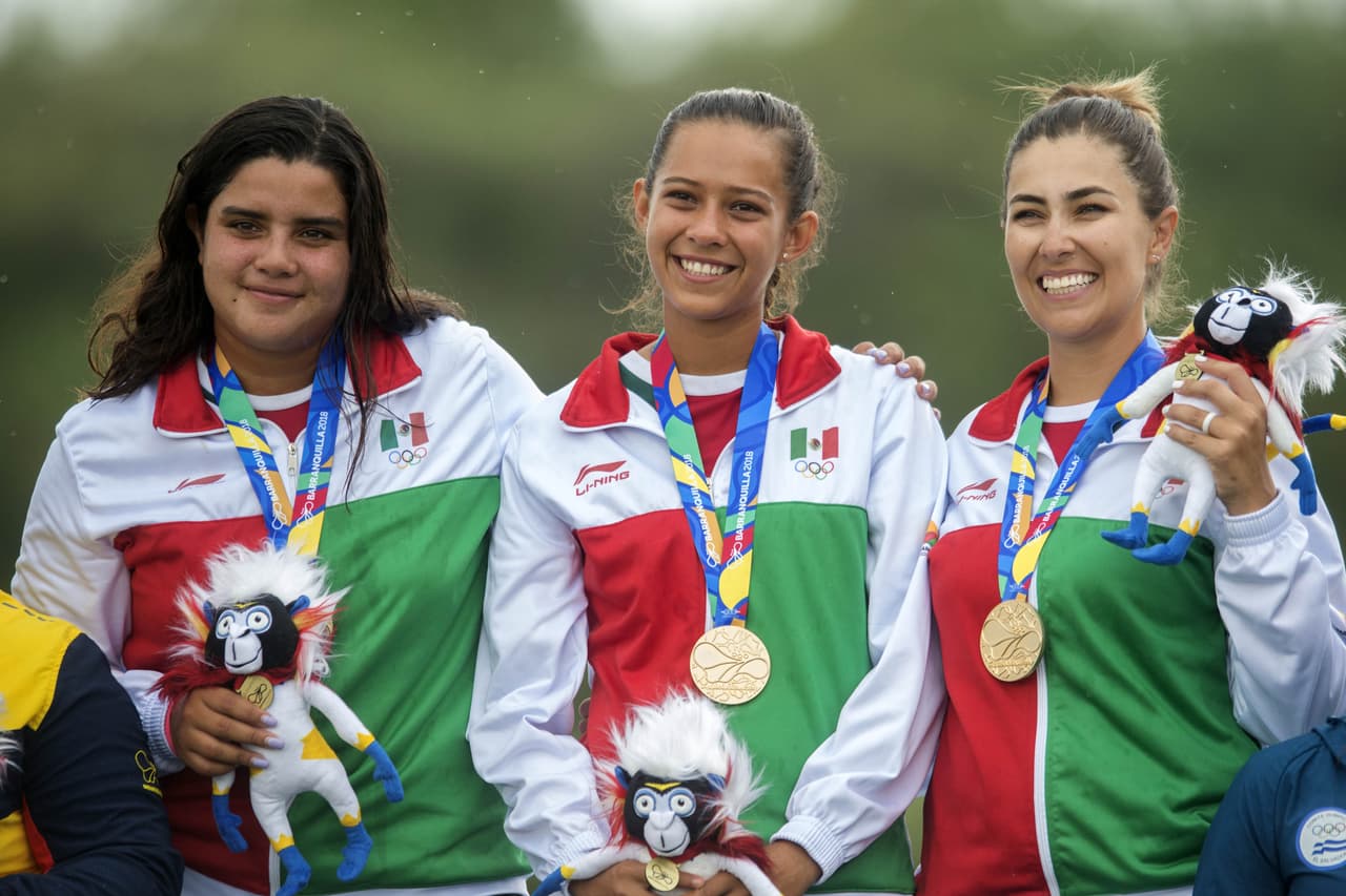 México se colgó los dos oros en las finales por equipos del tiro con arco compuesto femenino y masculino de los XXIII Juegos Centroamericanos y del Caribe.