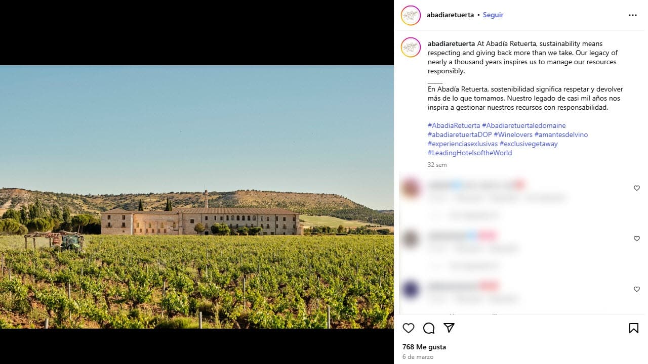 Abadía Retuerta, lugar donde se casaron Stella del Carmen Banderas y Alex Gruszynski.