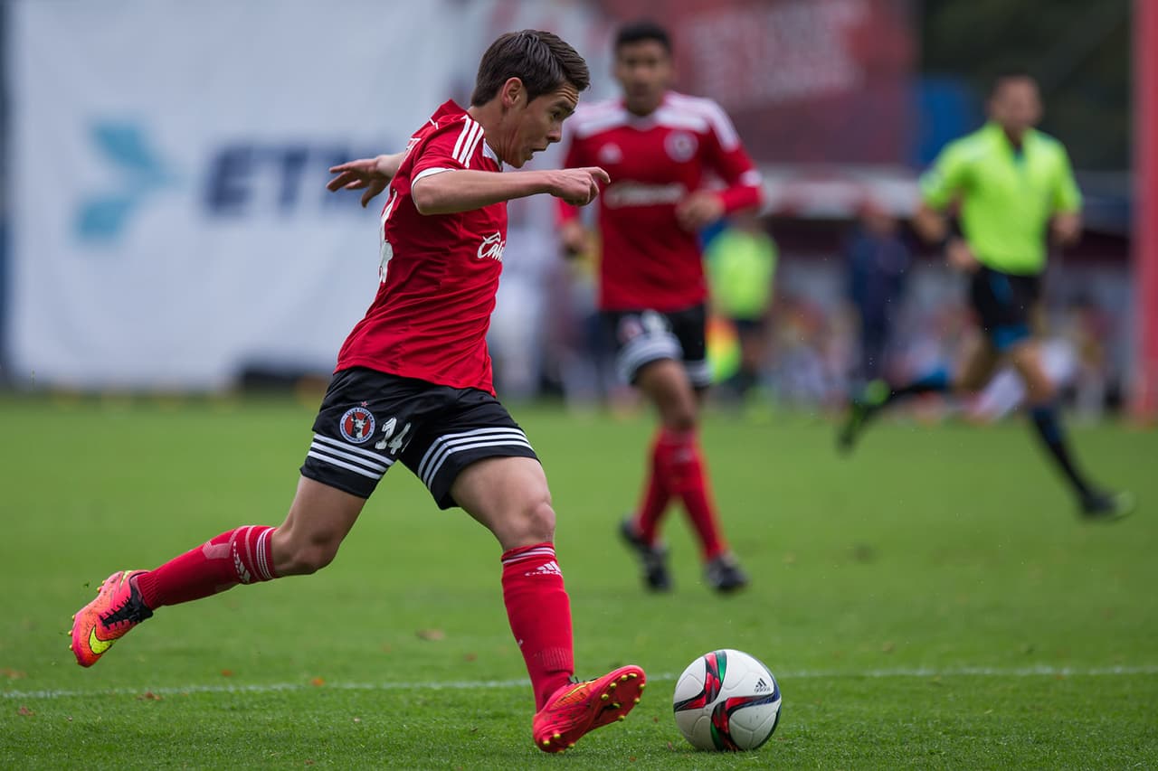Jesús Ricardo Angulo, juega como extremo izquierdo en primera división con Necaxa, tiene 22 años.