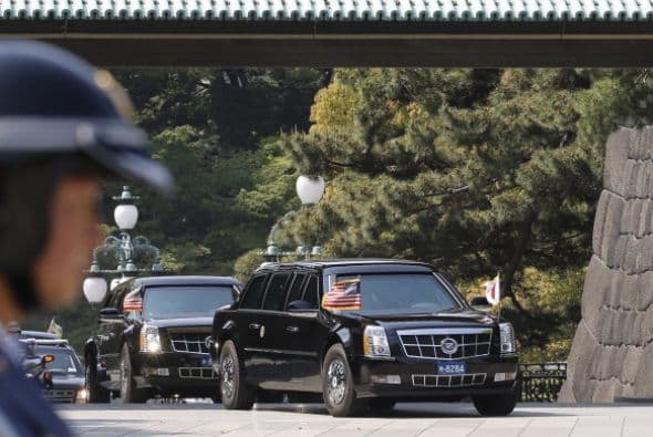 Su visita a Japón ha transcurrido pacíficamente.