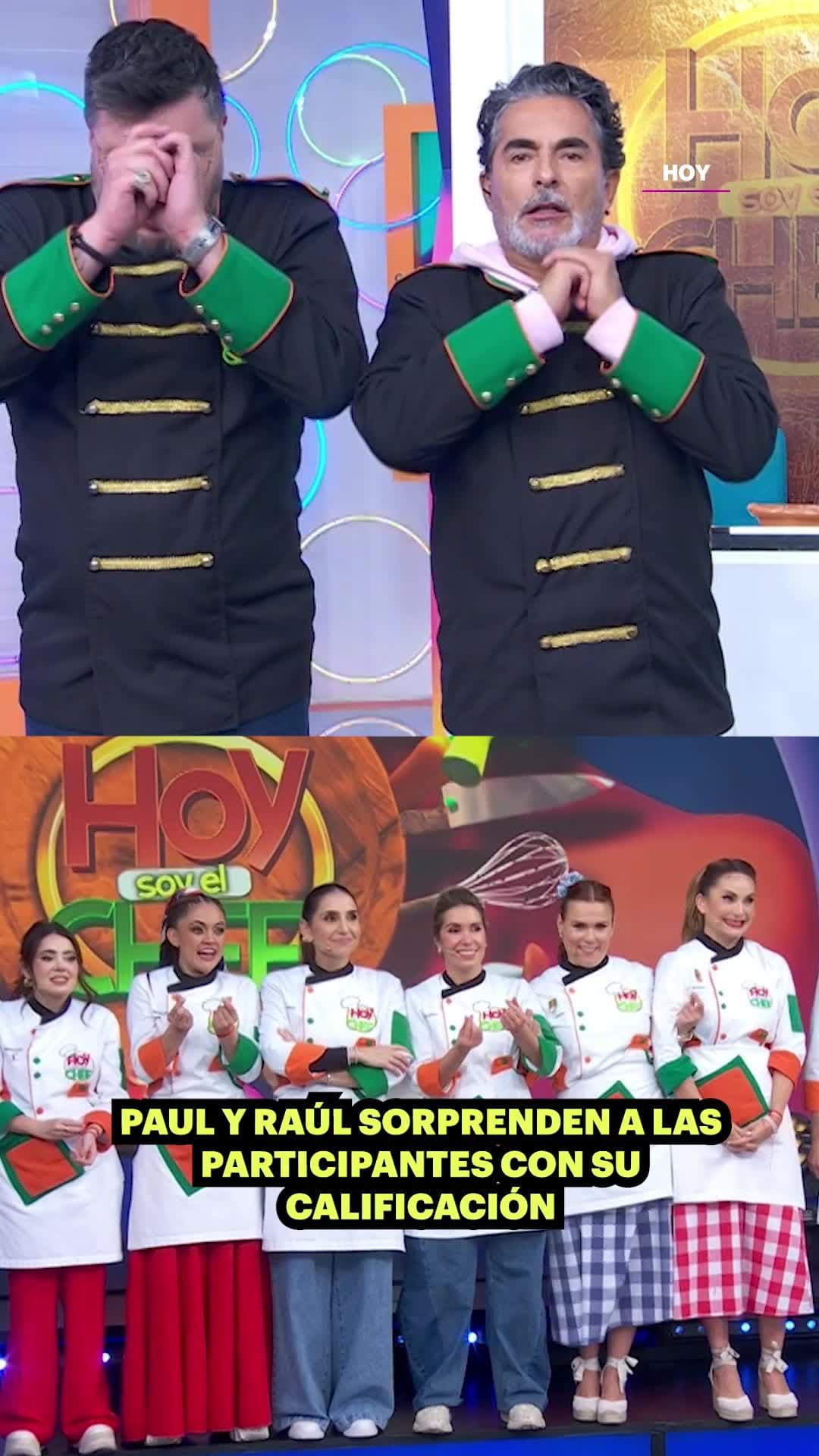 Raúl y Paul Stanley se LUCEN con su calificación en la FINAL de Hoy soy el Chef