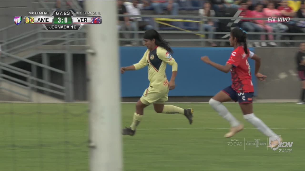 Las Tiburoncitas lucen agotadas y ya cayó el 3-0 del América