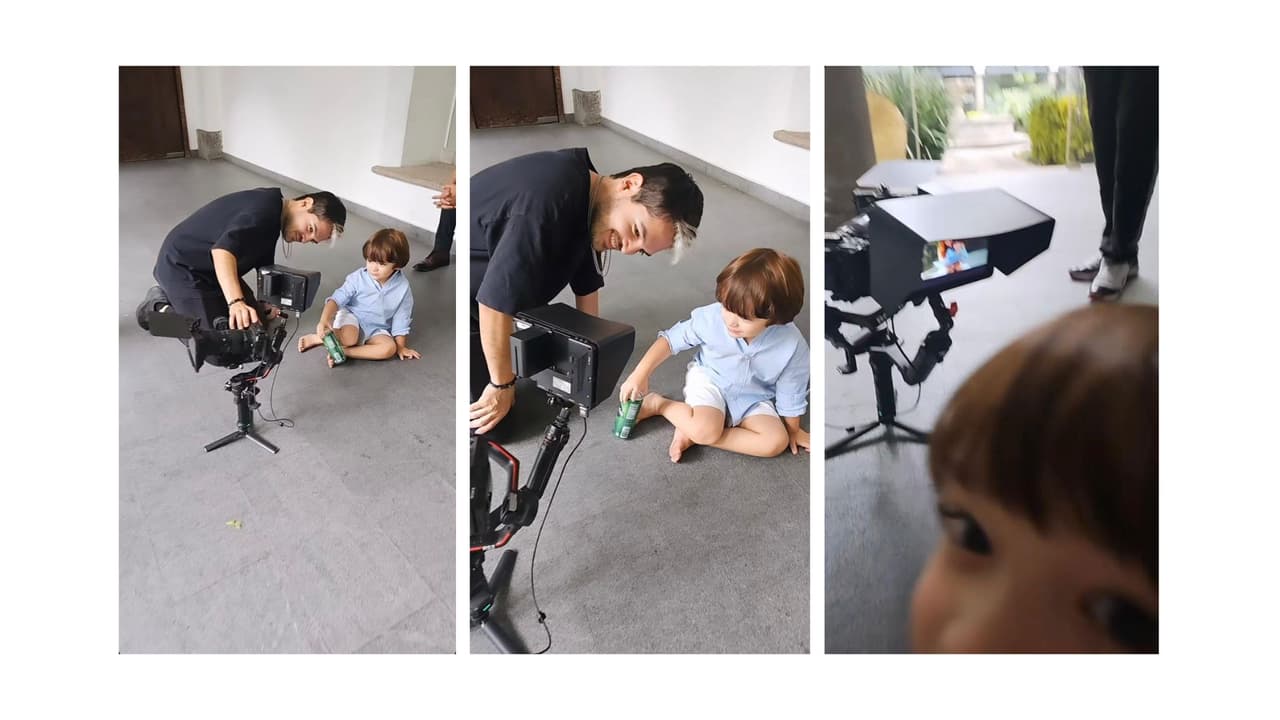 André hizo su debut como actor en un video musical.