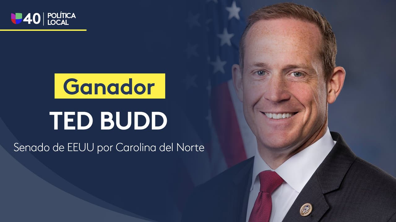 Ted Budd supera a Cheri Beasley para representar a Carolina del Norte en el Senado de EEUU, según AP