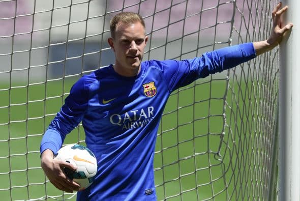 Ter Stegen fue presentado con el Barcelona