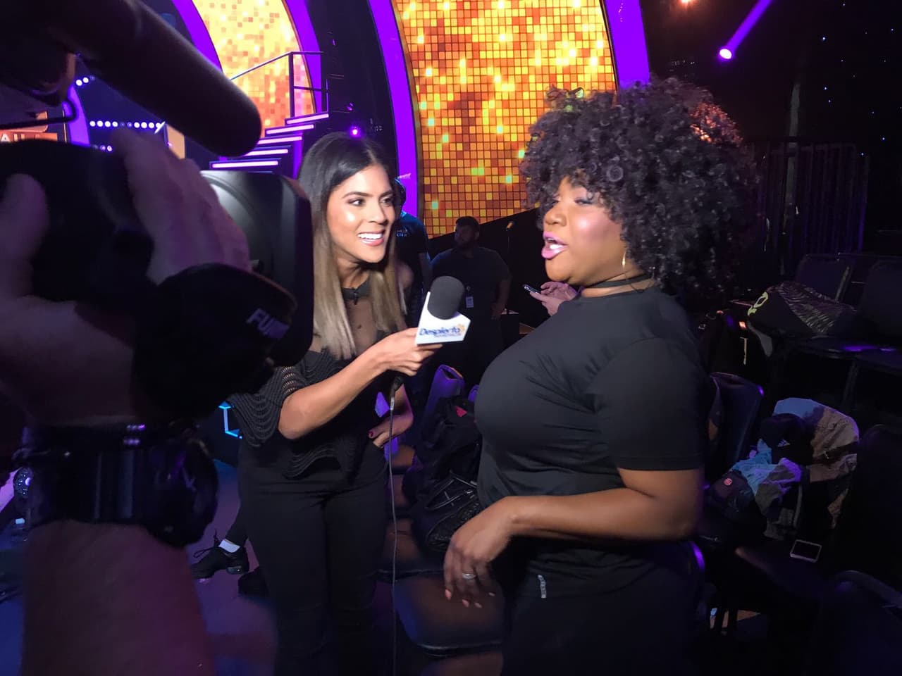 A petición de Lourdes Stephen, Francisca Lachapel se trasladó hasta los ensayos de Mira Quién Baila en busca de Chikybombom 'La Pantera'.