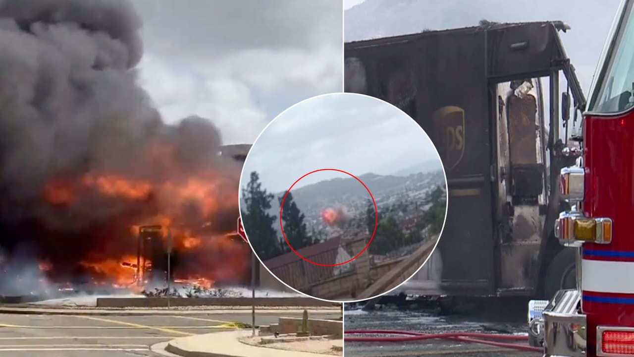 Video capta caída de avioneta en vecindario de California, hay dos muertos 