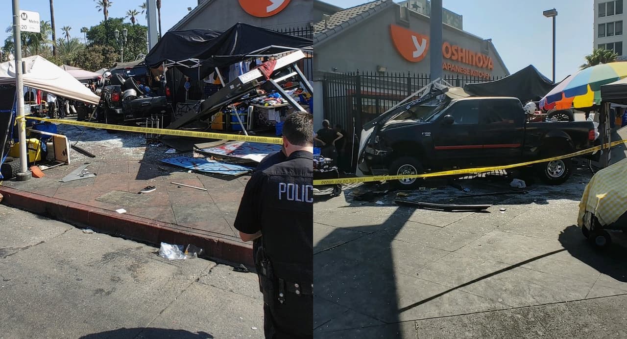 Nueve personas fueron atropelladas en Westlake.