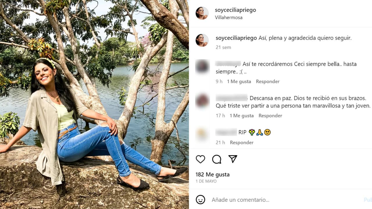 Cecilia Priego hizo esta otra publicación el pasado 1 de mayo. Fue la última que hizo hablando sobre ella y su sentir en ese momento.
