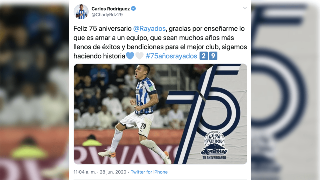 Así celebra el mundo futbolístico en México y en Europa para Rayados de Monterrey.